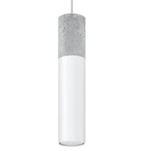 Lampa wisząca BORGIO 1 biała zwis SL.0647 SOLLUX LIGHTING