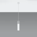 Lampa wisząca BORGIO 1 biała zwis SL.0647 SOLLUX LIGHTING