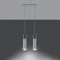 Lampa wisząca BORGIO 2 biała zwis SL.0648 SOLLUX LIGHTING
