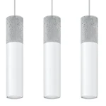 Lampa wisząca BORGIO 3L biała zwis SL.0649 SOLLUX LIGHTING