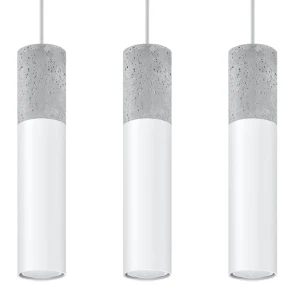 Lampa wisząca BORGIO 3L biała zwis SL.0649 SOLLUX LIGHTING