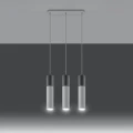 Lampa wisząca BORGIO 3L biała zwis SL.0649 SOLLUX LIGHTING