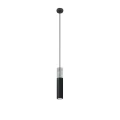 Lampa wisząca BORGIO 1 czarna zwis SL.0650 SOLLUX LIGHTING
