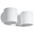 Lampa ścienna ORBIS 2 biała kinkiet SL.0659 SOLLUX LIGHTING