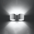 Lampa ścienna ORBIS 2 biała kinkiet SL.0659 SOLLUX LIGHTING