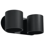 Lampa ścienna ORBIS 2 czarna kinkiet SL.0660 SOLLUX LIGHTING