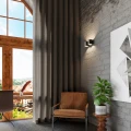 Lampa ścienna ORBIS 2 czarna kinkiet SL.0660 SOLLUX LIGHTING