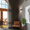 Lampa ścienna ORBIS 2 szara kinkiet SL.0661 SOLLUX LIGHTING