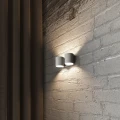 Lampa ścienna ORBIS 2 szara kinkiet SL.0661 SOLLUX LIGHTING