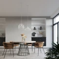 Lampa wisząca GATE biała zwis SL.0662 SOLLUX LIGHTING
