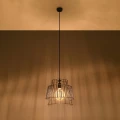 Lampa wisząca GATE czarna zwis SL.0663 SOLLUX LIGHTING