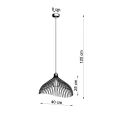 Lampa wisząca UMB biała zwis SL.0664 SOLLUX LIGHTING