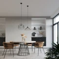 Lampa wisząca UMB czarna zwis SL.0665 SOLLUX LIGHTING