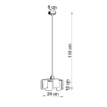 Lampa wisząca TULIP biała zwis SL.0666 SOLLUX LIGHTING