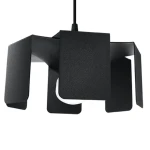 Lampa wisząca TULIP czarna zwis SL.0667 SOLLUX LIGHTING