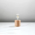 Lampa biurkowa SALGADO naturalne drewno lampka biurkowa SL.0674 SOLLUX LIGHTING
