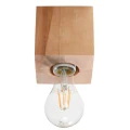 Lampa sufitowa ARIZ naturalne drewno plafon SL.0675 SOLLUX LIGHTING
