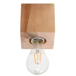 Lampa sufitowa ARIZ naturalne drewno plafon SL.0675 SOLLUX LIGHTING