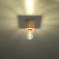 Lampa sufitowa ARIZ naturalne drewno plafon SL.0675 SOLLUX LIGHTING