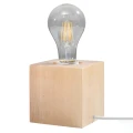 Lampa biurkowa ARIZ naturalne drewno lampka biurkowa SL.0677 SOLLUX LIGHTING
