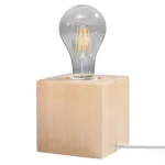 Lampa biurkowa ARIZ naturalne drewno lampka biurkowa SL.0677 SOLLUX LIGHTING