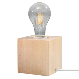 Lampa biurkowa ARIZ naturalne drewno lampka biurkowa SL.0677 SOLLUX LIGHTING