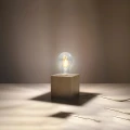 Lampa biurkowa ARIZ naturalne drewno lampka biurkowa SL.0677 SOLLUX LIGHTING