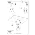 Lampa sufitowa SALGADO beton plafon SL.0678 SOLLUX LIGHTING