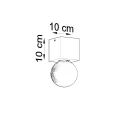 Lampa sufitowa ARIZ beton plafon SL.0681 SOLLUX LIGHTING