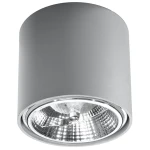 Lampa sufitowa TIUBE szara plafon SL.0696 SOLLUX LIGHTING