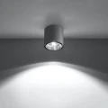 Lampa sufitowa TIUBE szara plafon SL.0696 SOLLUX LIGHTING
