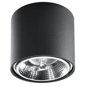 Lampa sufitowa TIUBE czarna plafon SL.0697 SOLLUX LIGHTING