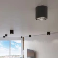Lampa sufitowa TIUBE czarna plafon SL.0697 SOLLUX LIGHTING