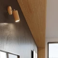 Lampa ścienna BERG naturalne drewno kinkiet SL.0701 SOLLUX LIGHTING