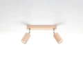 Lampa sufitowa BERG 2 naturalne drewno plafon SL.0702 SOLLUX LIGHTING