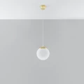 Lampa wisząca UGO 20 złota zwis SL.0715 SOLLUX LIGHTING