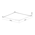 Lampa sufitowa LUNA 4 biała plafon SL.0740 SOLLUX LIGHTING