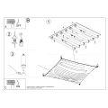 Lampa sufitowa LUNA 4 biała plafon SL.0740 SOLLUX LIGHTING