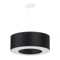 Lampa wisząca SATURNO 50 czarna żyrandol SL.0748 SOLLUX LIGHTING