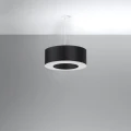 Lampa wisząca SATURNO 50 czarna żyrandol SL.0748 SOLLUX LIGHTING
