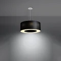 Lampa wisząca SATURNO 50 czarna żyrandol SL.0748 SOLLUX LIGHTING