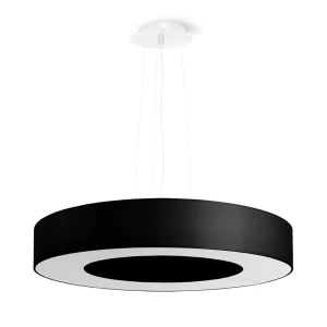 Lampa wisząca SATURNO SLIM 50 czarna żyrandol SL.0750 SOLLUX LIGHTING