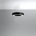 Lampa wisząca SATURNO SLIM 50 czarna żyrandol SL.0750 SOLLUX LIGHTING