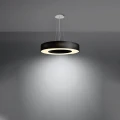 Lampa wisząca SATURNO SLIM 50 czarna żyrandol SL.0750 SOLLUX LIGHTING