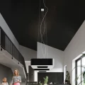Lampa wisząca URANO 60 czarna żyrandol SL.0784 SOLLUX LIGHTING