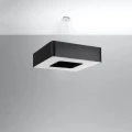 Lampa wisząca URANO 80 czarna żyrandol SL.0828 SOLLUX LIGHTING