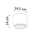 Lampa sufitowa KALU plafon ceramiczny SL.0841 SOLLUX LIGHTING