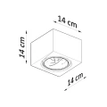 Lampa sufitowa SEIDA plafon ceramiczny SL.0850 SOLLUX LIGHTING