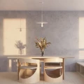 Lampa wisząca FLAVIO biała zwis SL.0852 SOLLUX LIGHTING