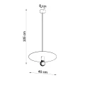 Lampa wisząca FLAVIO biała zwis SL.0852 SOLLUX LIGHTING